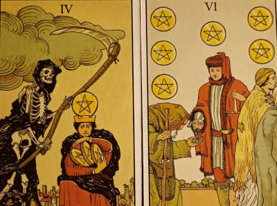 Avaricia vs. Generosidad. Pecados y Virtudes con el Tarot (2)