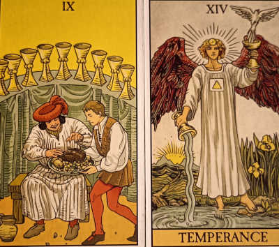 Gula vs. Templanza. Pecados y Virtudes con el Tarot (6)
