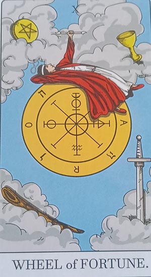 Shuffle Tarot – X La Rueda de la Fortuna