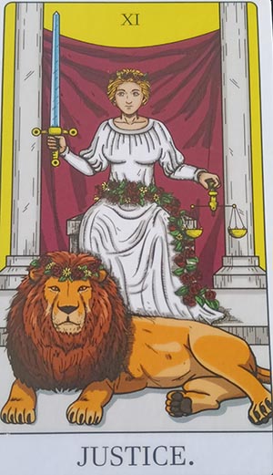 Shuffle Tarot – XI La Justicia