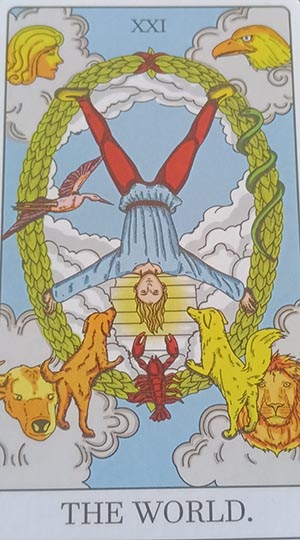 Shuffle Tarot – XXI El Mundo